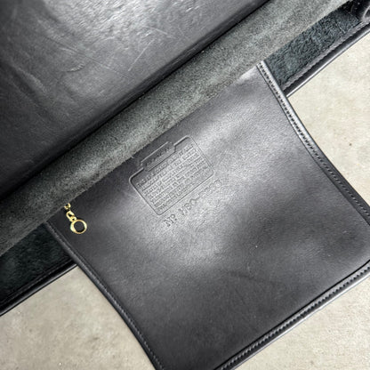 Vintage Coach Beekman Black Leather Briefcase