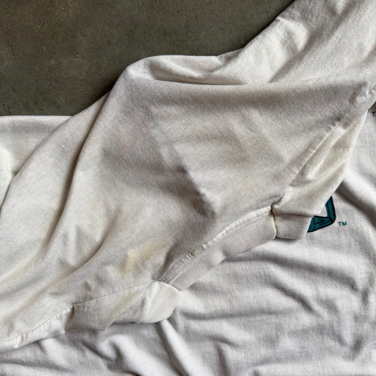 Vintage Miami Dolphins NFL Helmet White Tee