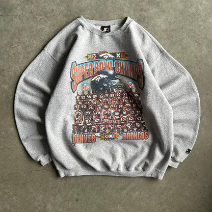Vintage Denver Broncos Super Bowl 32 Champs Sweatshirt