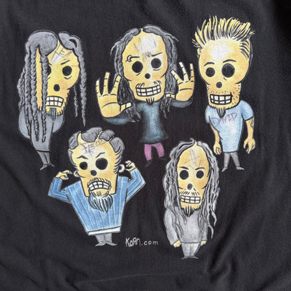 Vintage Korn Dia De Los Korn Skeleton Figure Signed T Shirt