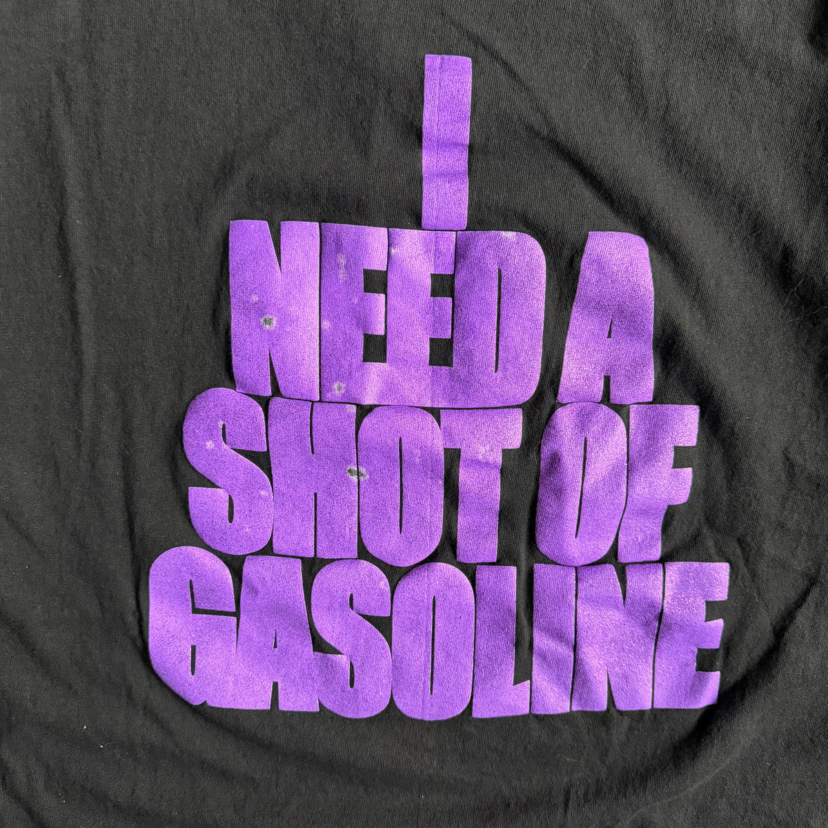 Vintage Cinderella ‘Night Songs’ I Need A Shot Of Gasoline T Shirt