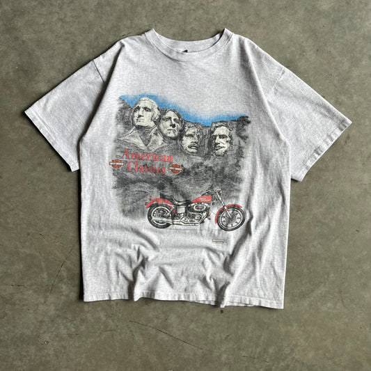 Vintage Harley Davidson American Classics Mt Rushmore T Shirt