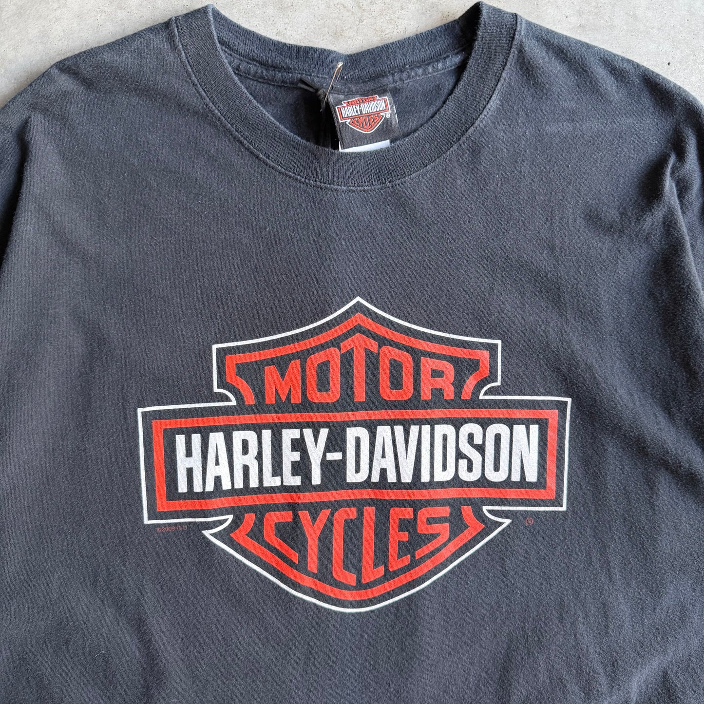 Y2K Hawaii Harley Davidson Big Logo Tee