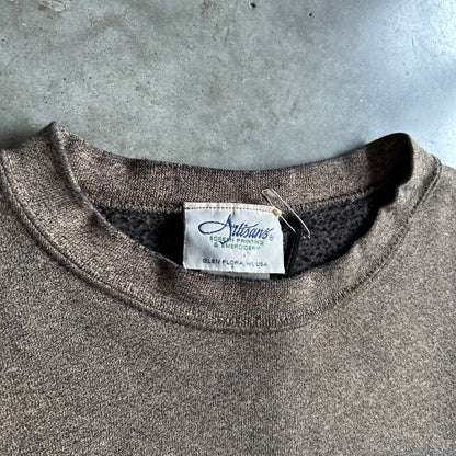 Vintage Faded Duck Hunting Boat & Dog Sweatshirt
