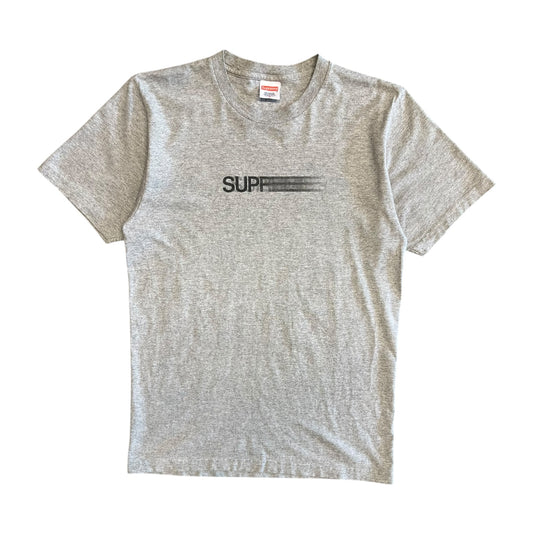 SS16 Supreme Motion Logo Heather Grey