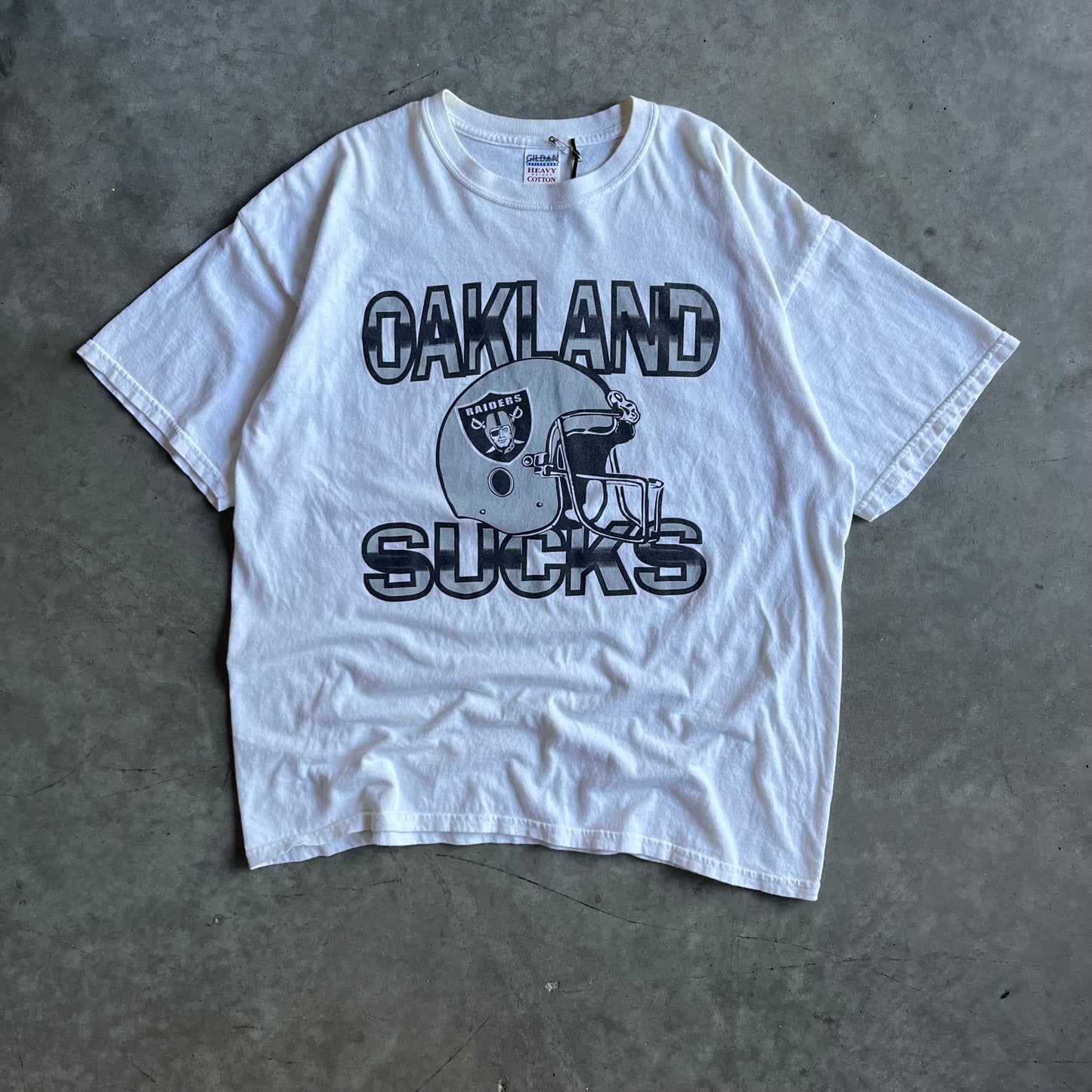 Vintage “Oakland Sucks” NFL Joke Tee