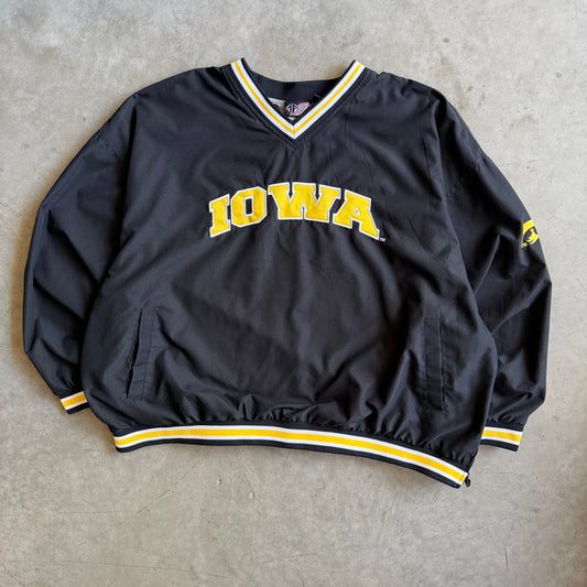 Y2K Iowa Hawkeyes Spell Out Pullover Windbreaker
