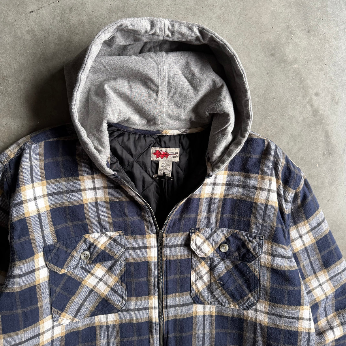 Vintage Fieldn Forest insulated Plaid Jacket