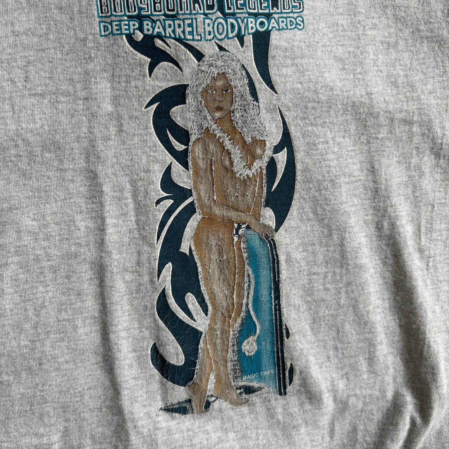 Y2K Bodyboard Legends Island Girl Tribal Tee