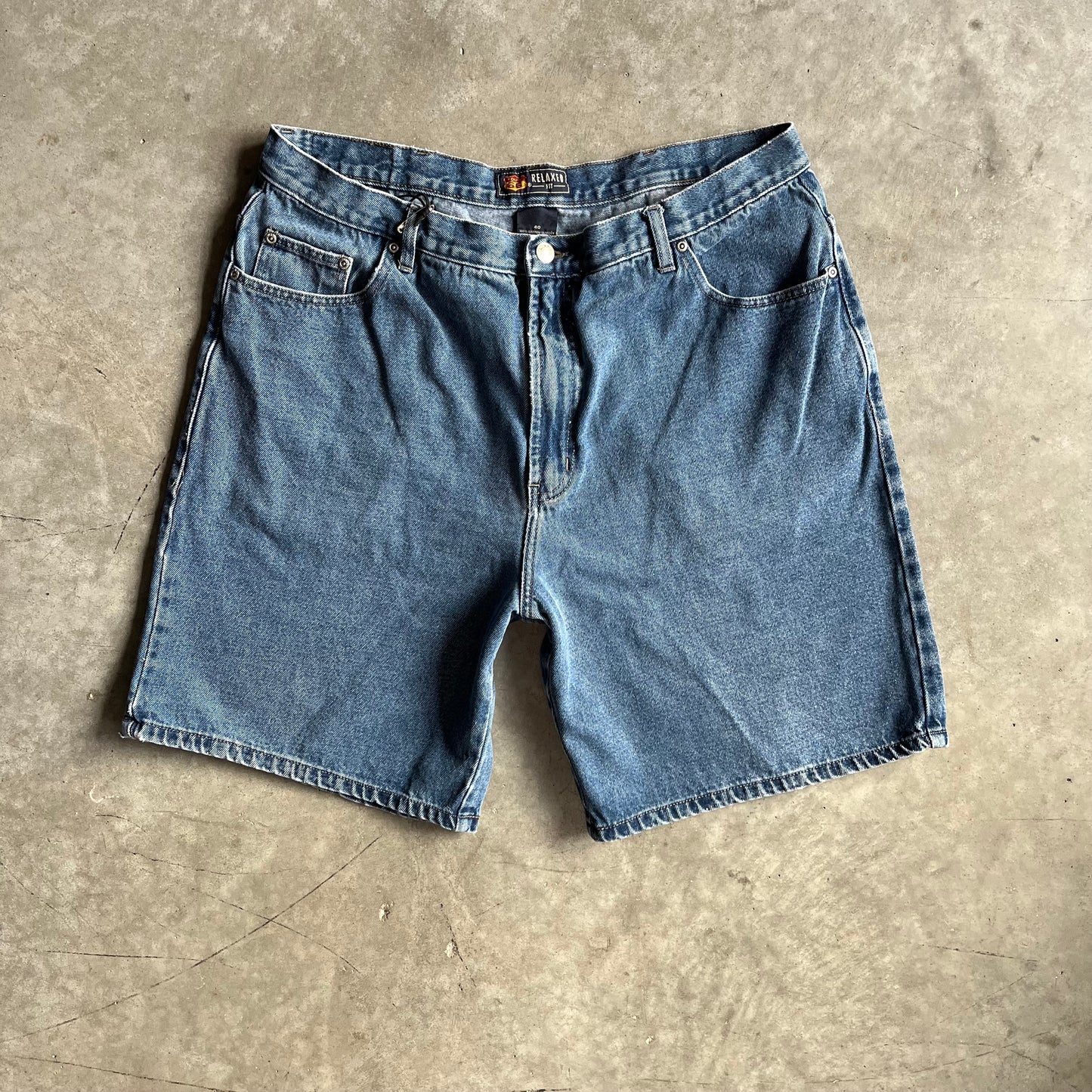 Vintage Route 66 Relaxed Fit Jorts