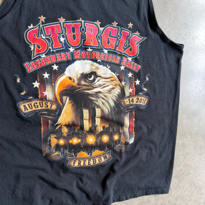 Sturgis 2011 Rally Racing Sleeveless Black Tee