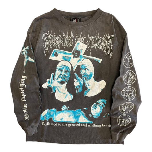 Saint Michael Vision Of Faith Cradle Rip Longsleeve T Shirt