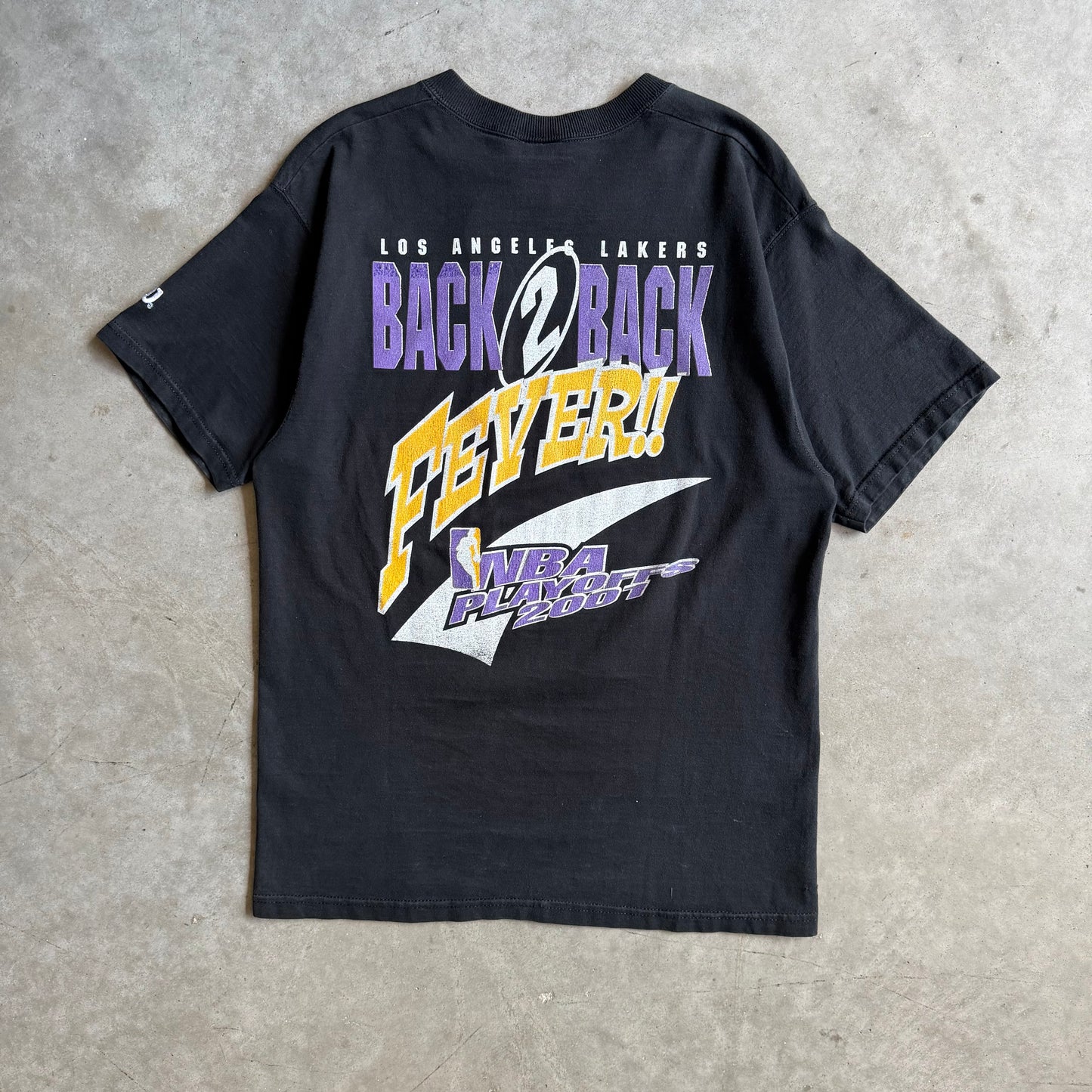 Vintage Los Angeles Lakers Western Conference Champs Kobe Shaq T Shirt