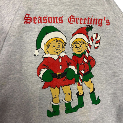 Vintage Seasons Greetings Elf Sweatshirt