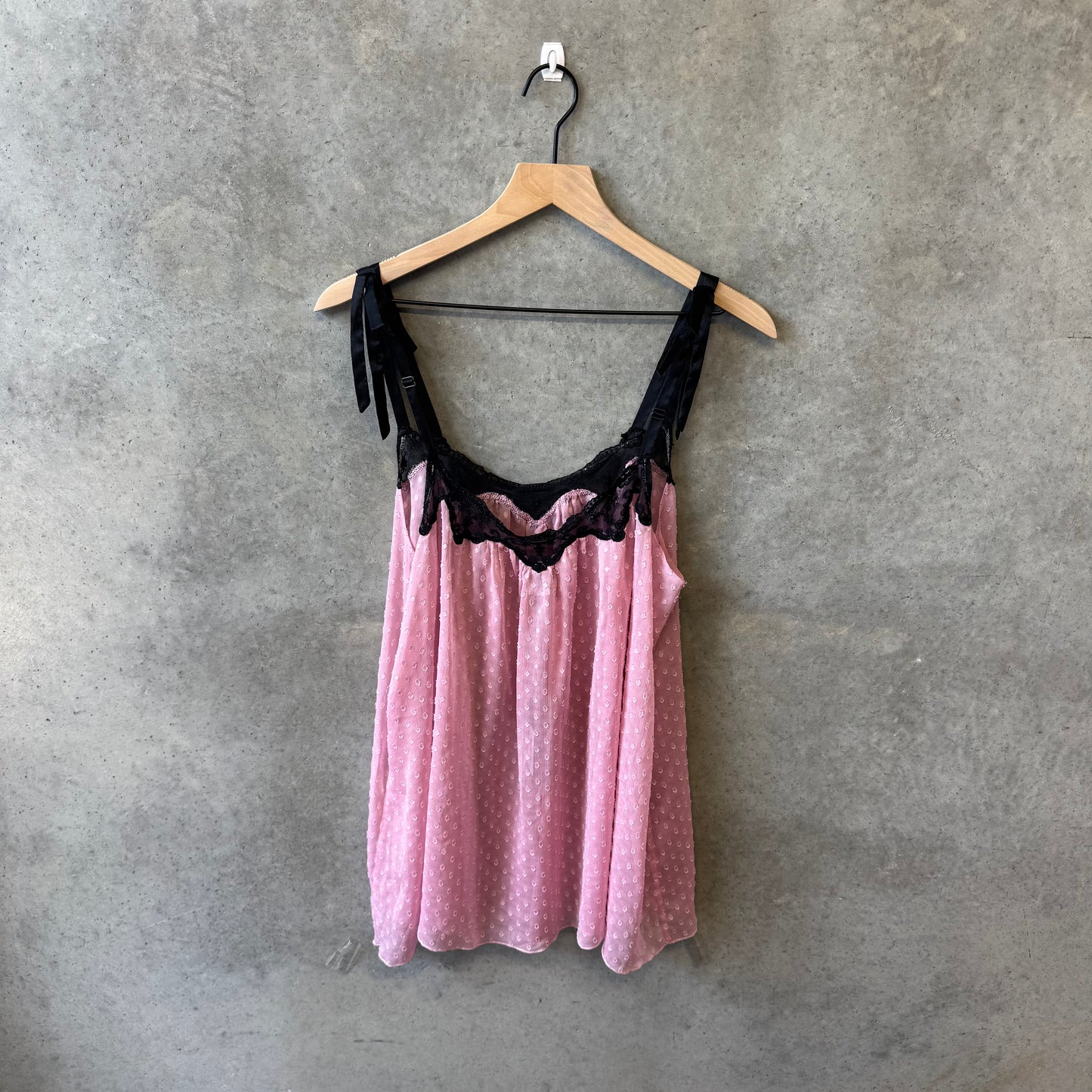 Women’s Y2K Cabernet Pink Polka Dot Babydoll Slip
