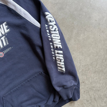 Y2K Keystone Light Beer 2 Tone Navy Sweatshirt