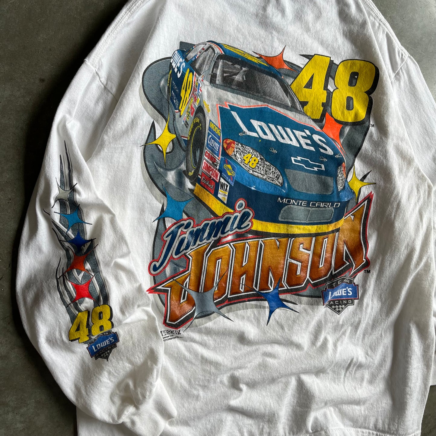 Y2K NASCAR Jimmie Johnson #48 Longsleeve Tee