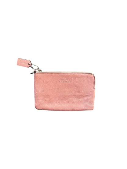 Coach Pink Wristlet Pouch