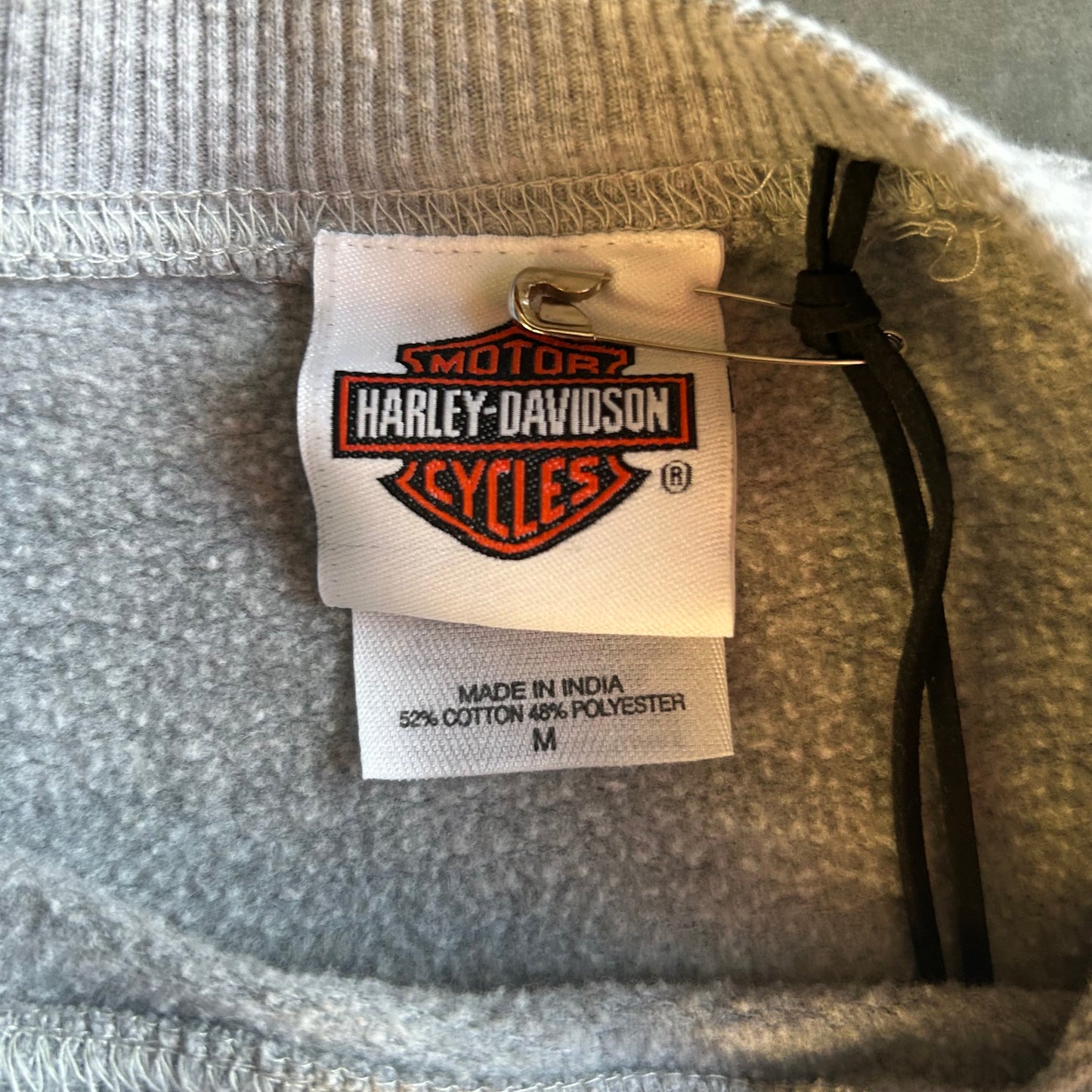 Women’s Y2K Harley Davidson Grey Crewneck