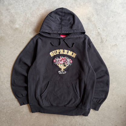 Supreme FW17 Center Piece Hoodie Black