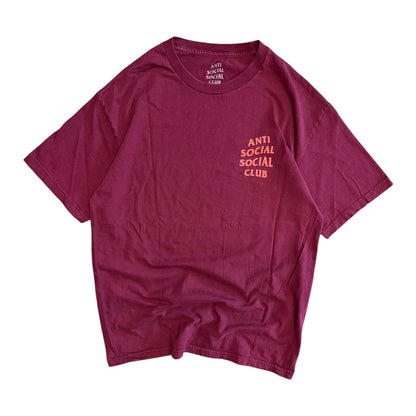 Anti Social Social Club Maroon Tee
