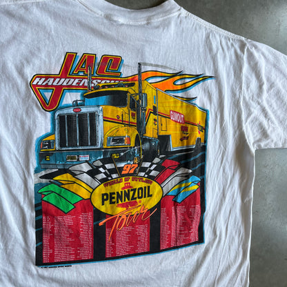Vintage Jac Haudenschild Pennzoil Dirt Racing Tee
