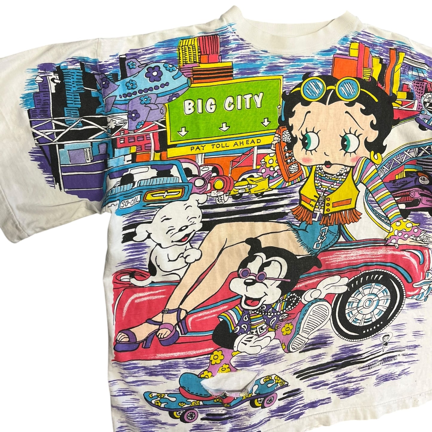 1993 Betty Boop ‘City Chick’ AOP Tee