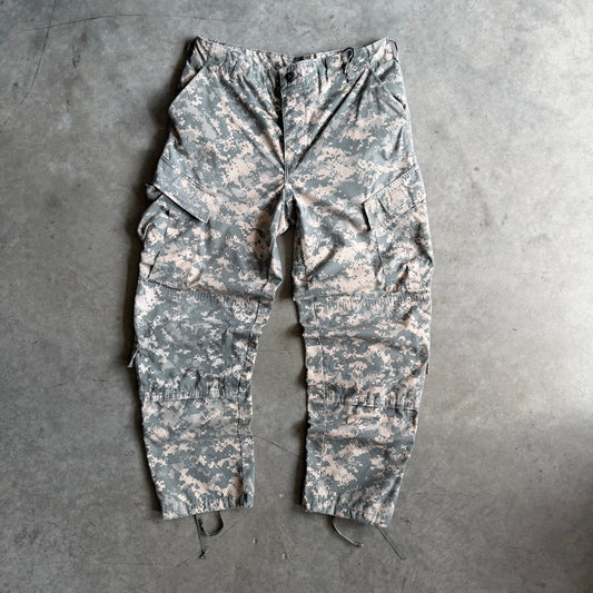 Vintage Military Digi Camo Cargo Fatigue Pants