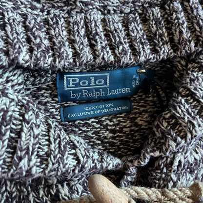 Vintage Polo Ralph Lauren Toggle Knit Hoodie
