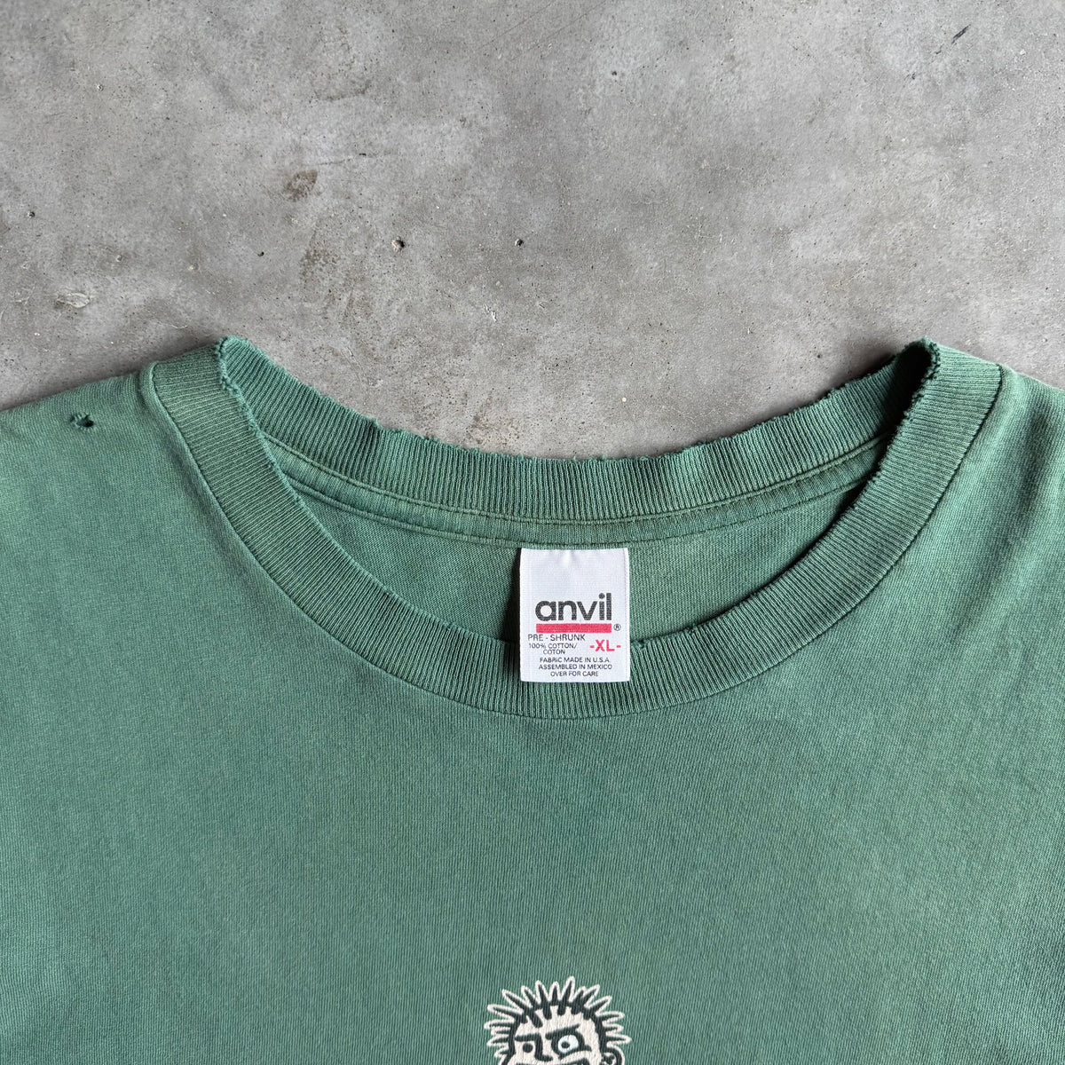 Vintage Mxpx Punk Rock Scooter Faded Green Band Tee
