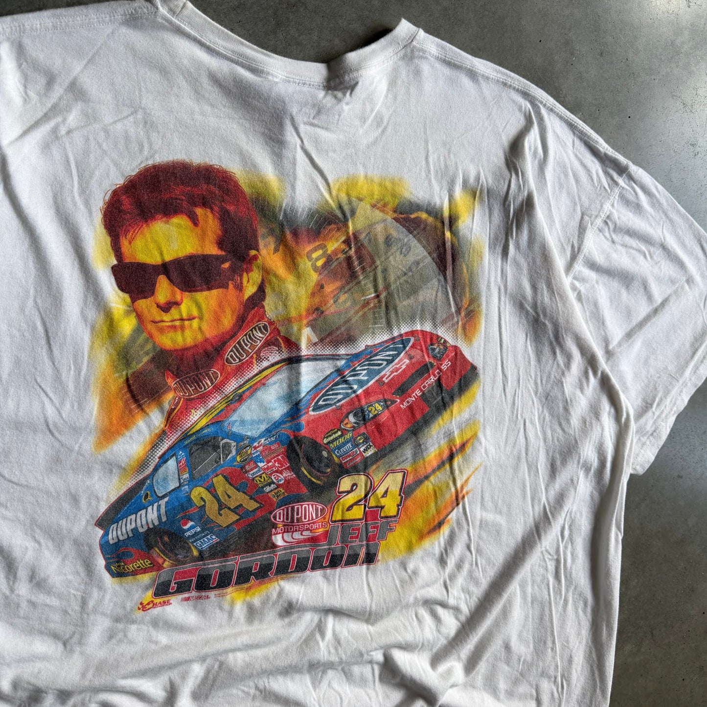 Vintage Chase Authentics Jeff Gordan #24 Speedometer Tee