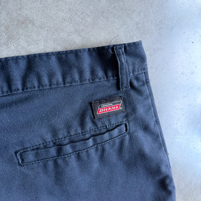 Y2K Dickies Black Patch Navy Chino Shorts