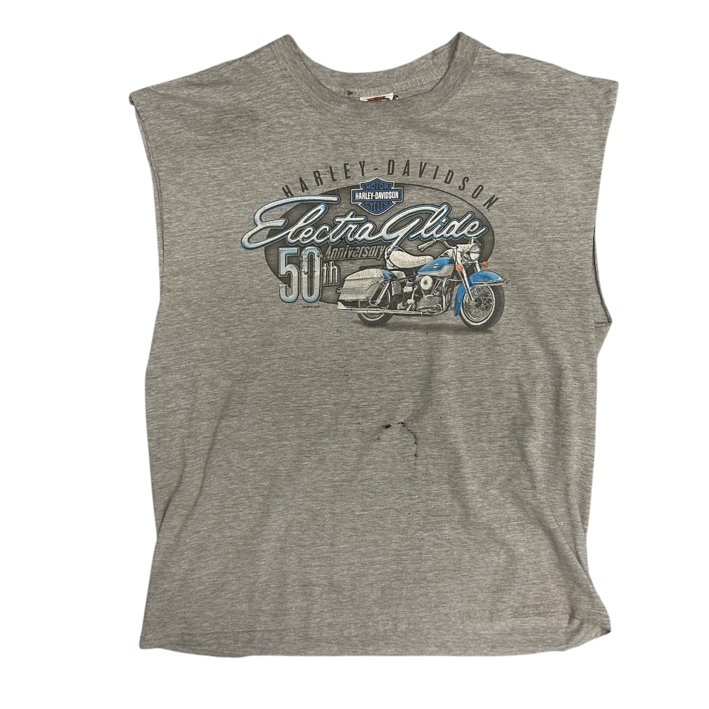 Y2K Harley Davidson Electra Glide Cut Off Tee