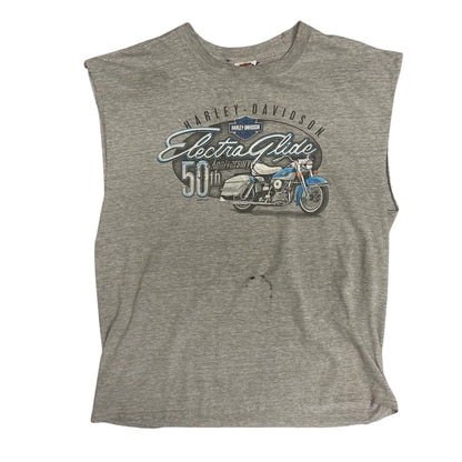 Y2K Harley Davidson Electra Glide Cut Off Tee