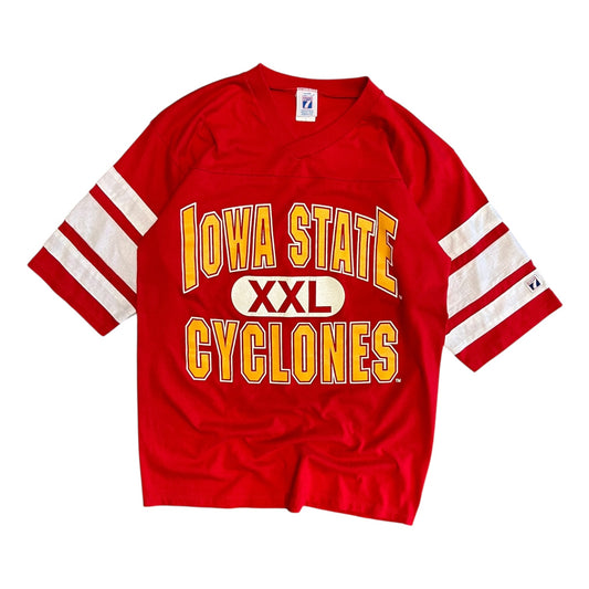 Vintage Logo 7 Iowa State Cyclones Jersey Shirt