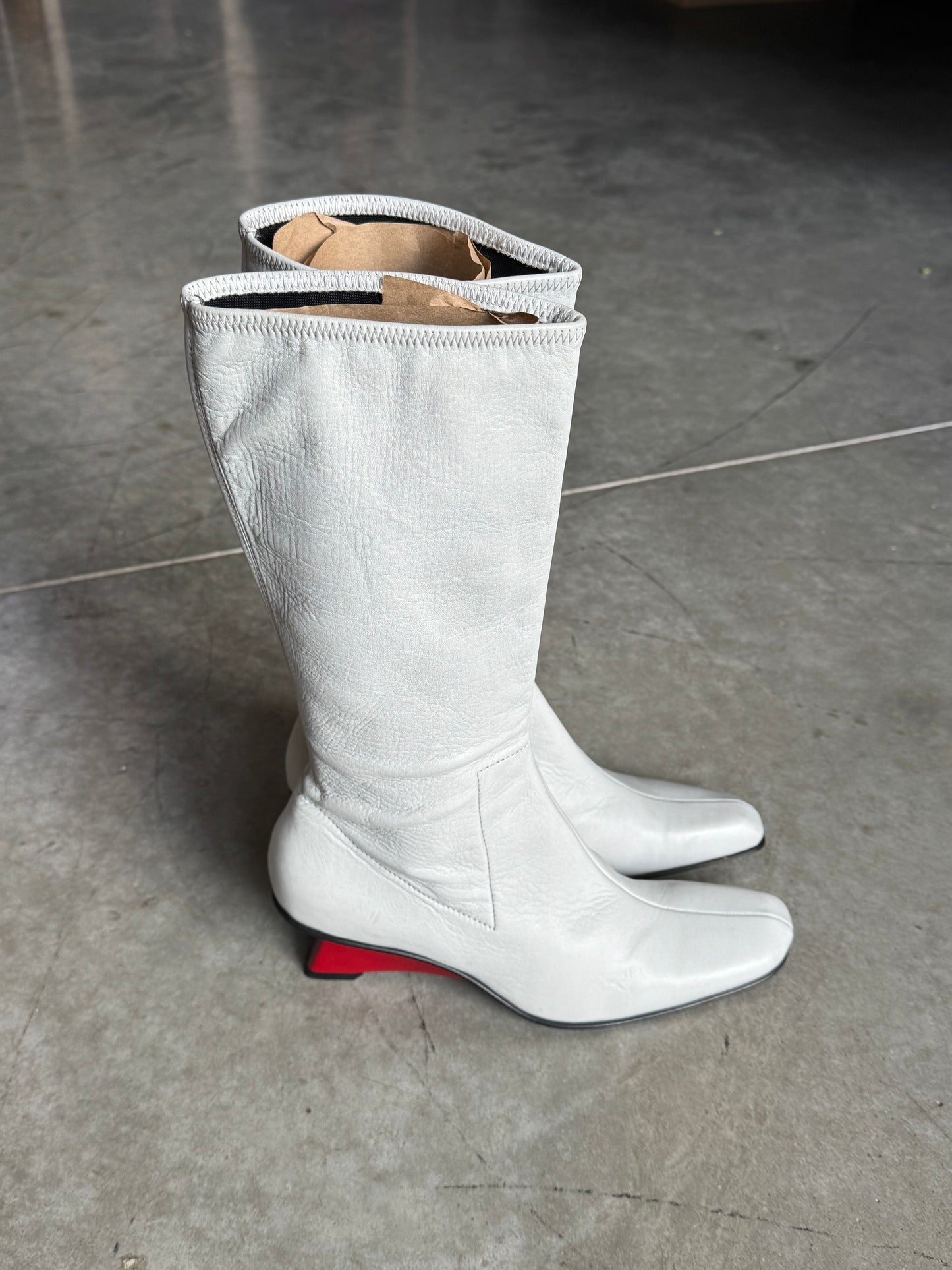 Prada FW98 Boots Powder Blue Deadstock EU 37/US 6.5 Archive