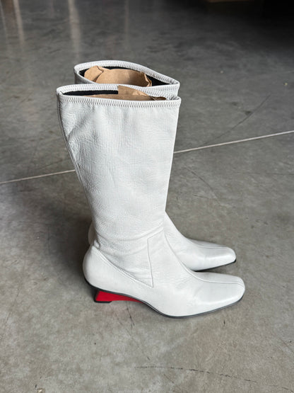Prada FW98 Boots Powder Blue Deadstock EU 37/US 6.5 Archive