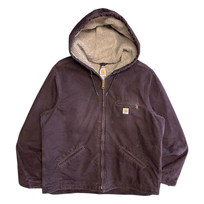 Woman’s Carhartt ‘WJ141 DWN’ Fleece Lined Hooded Detroit Jacket