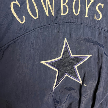 Vintage Nutmeg Dallas Cowboys Puffer Bomber Jacket