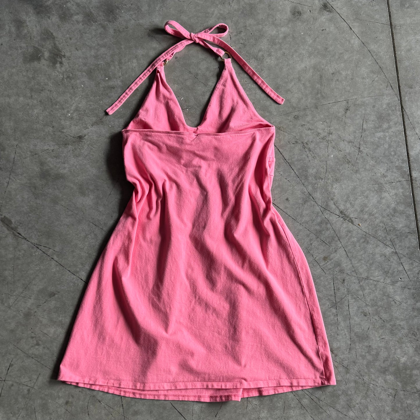 Women’s Y2K Victoria Secret Pink Cotton Halter Top Slip