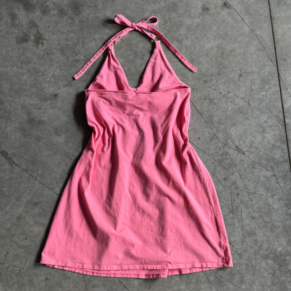 Women’s Y2K Victoria Secret Pink Cotton Halter Top Slip