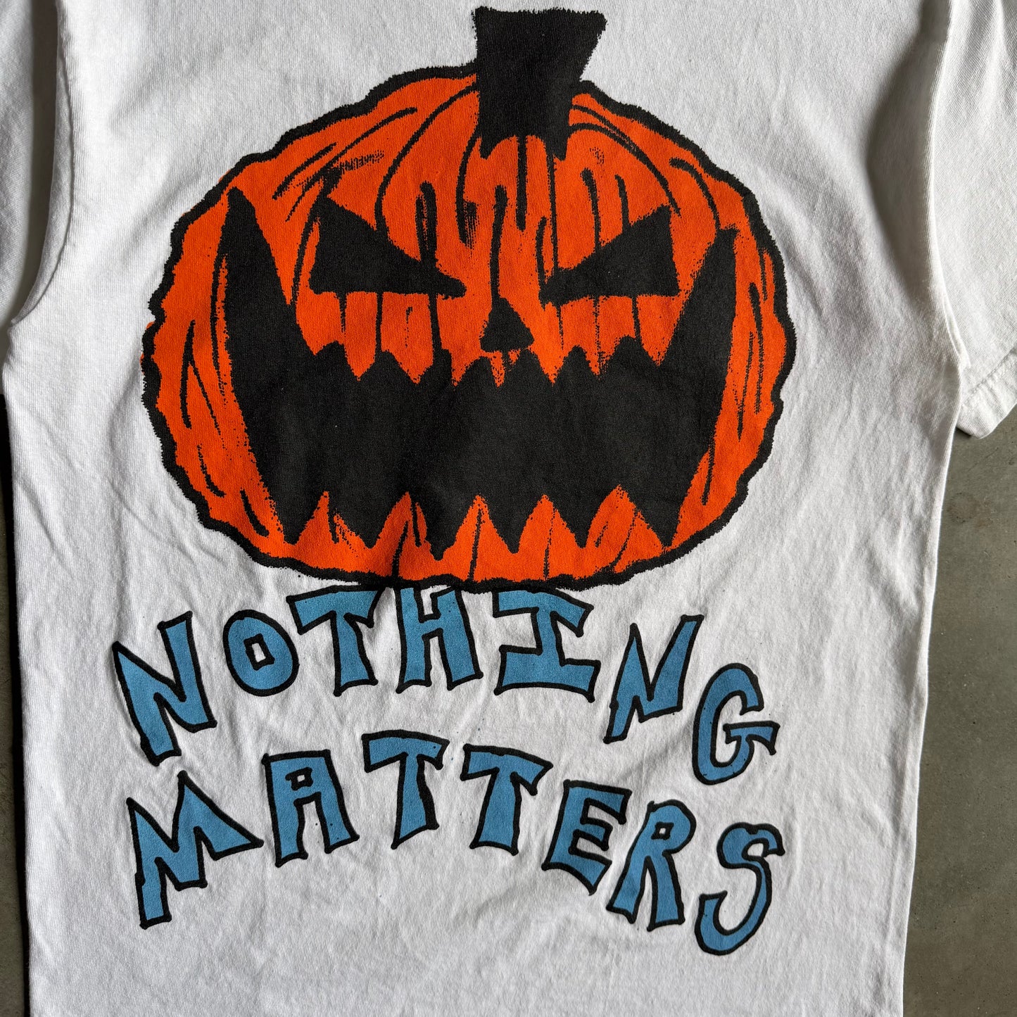 Asspizza 2019 “Nothing Matters” Pumpkin Head Tee
