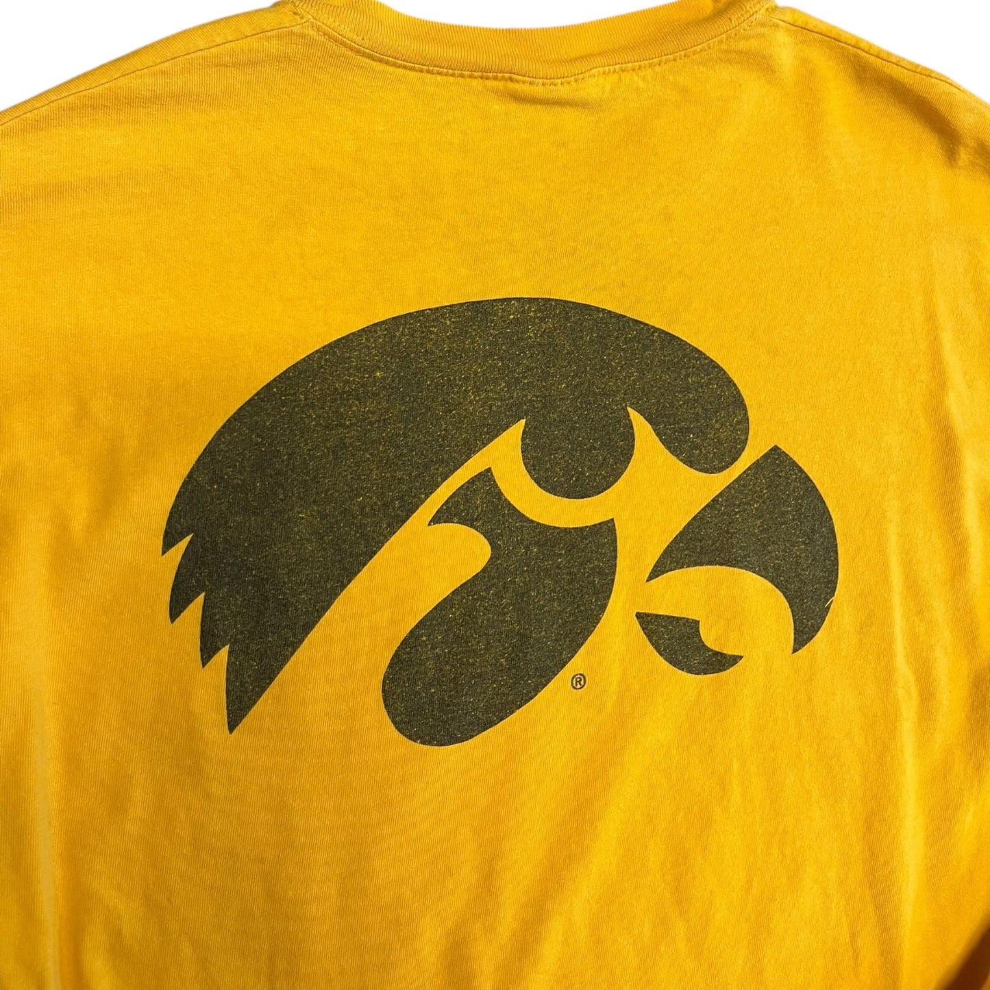 Vintage Iowa Hawkeyes Logo Long Sleeve Tee