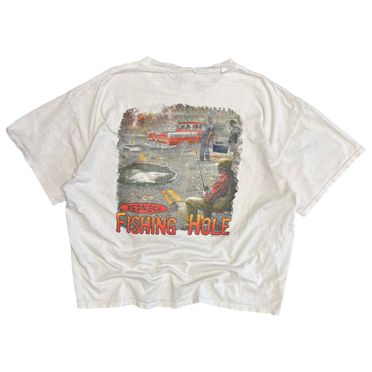 Y2K Redneck Sportsman Fishing Hole Tee