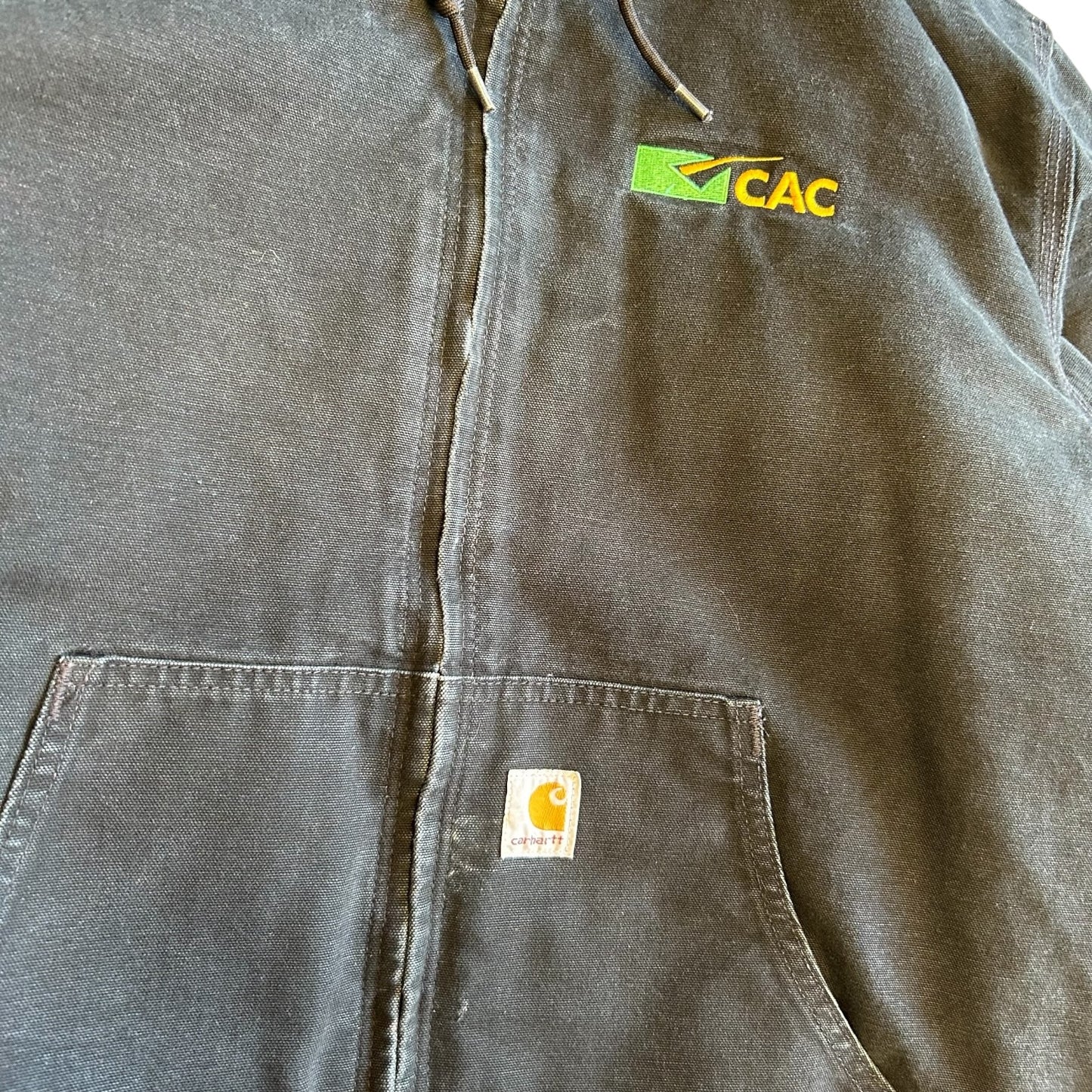 Carhartt ‘J140 BLK’ Black Embroidered Active Jacket