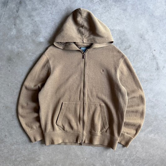 Polo RL Khaki Olive Zip-Up