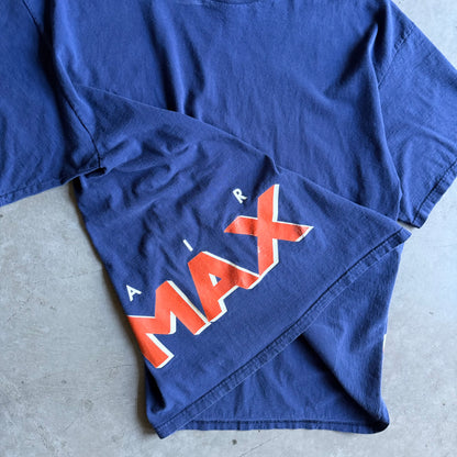 90s Nike Air Max Graphic Tee Navy Blue