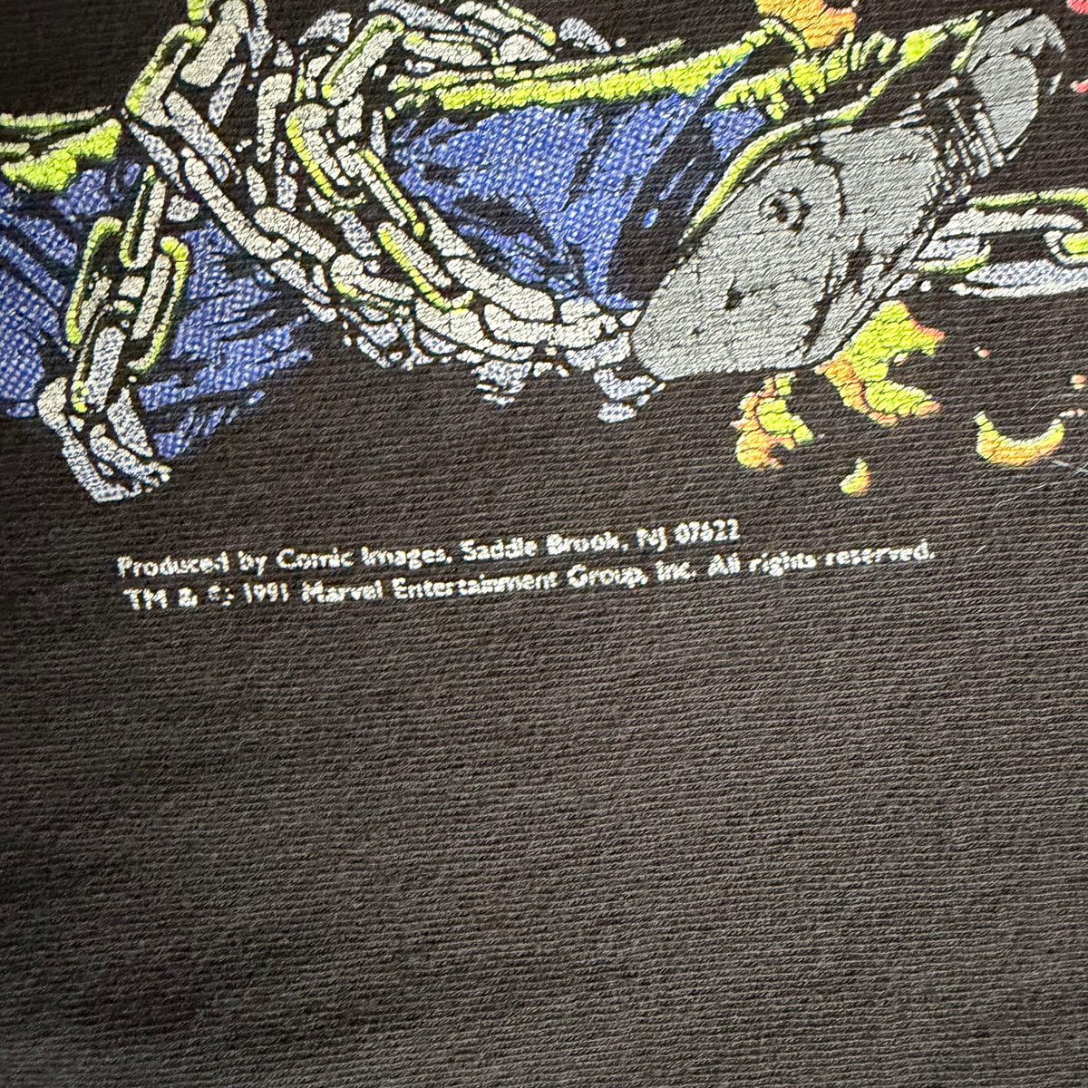 Vintage Marvel Ghost Rider Degrading Children Comic Images T Shirt