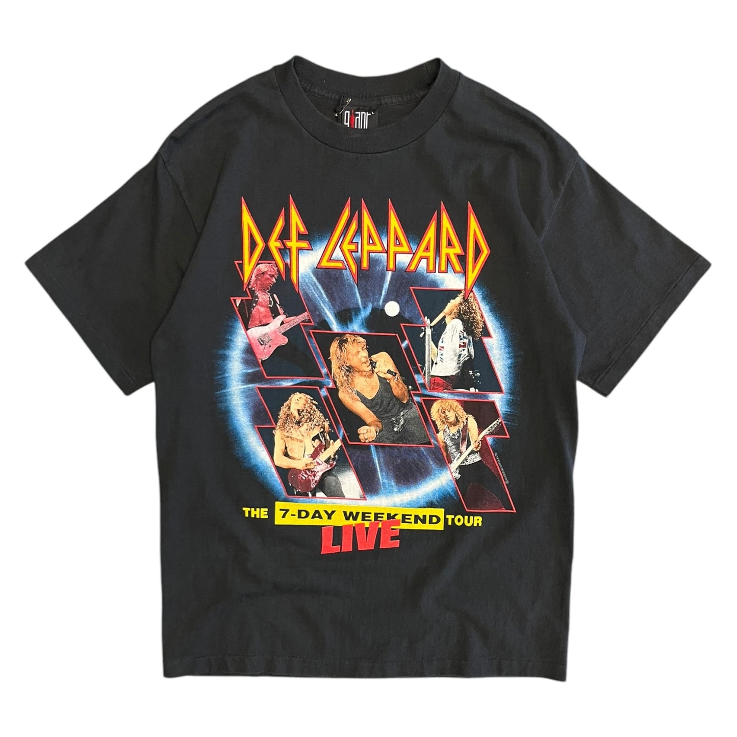 Vintage Def Leppard 7-Day Weekend Tour T Shirt