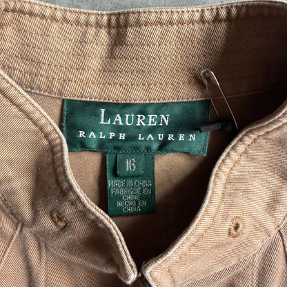 Women’s Ralph Lauren Military Utility Jacket Khaki Brown